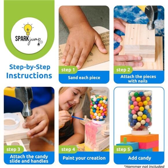 DIY Wood Building Kits for Kids | Kids Wood Projects for Creative Fun | STEM - Picture 6 of 7